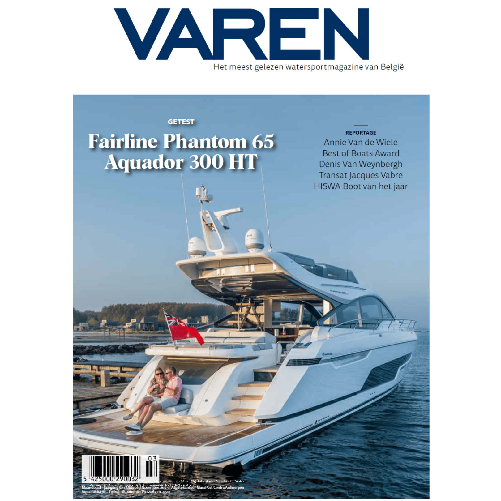 Cover VAREN magazine - Fairline Phantom 65